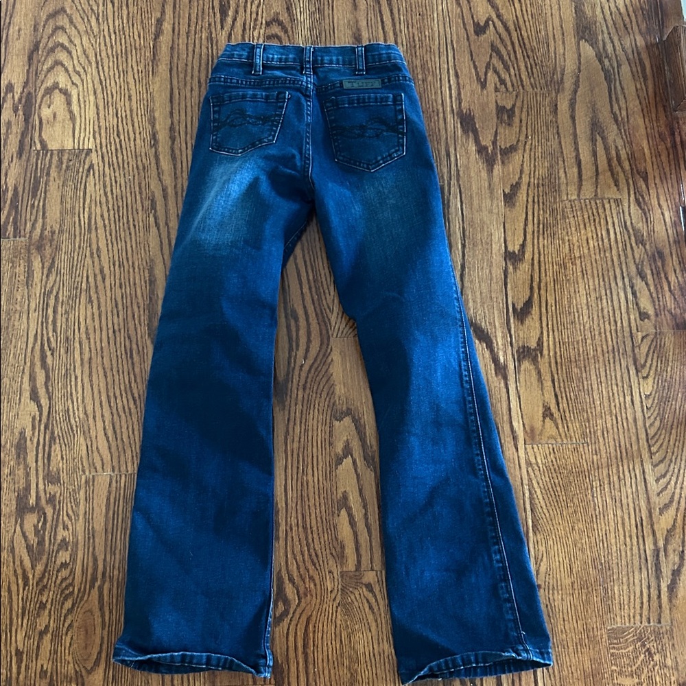 Cowgirl Tuff Dark Blue Flare Jeans